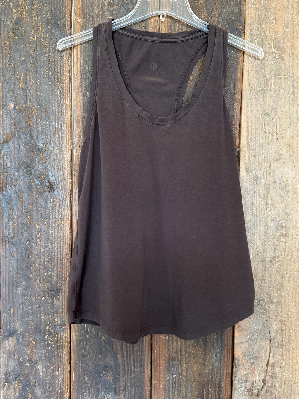 lululemon athletica Brown Racerback Tank Top
